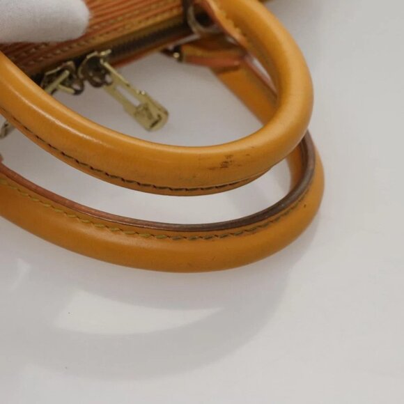 LOUIS VUITTON Epi Alma Hand Bag Yellow LV - Picture 9 of 16